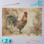 Rooster drie tissuepapier (Craft)