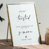 Rooster een Marshmallow en Party| S'more Station S Poster