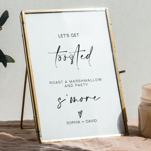 Rooster een Marshmallow en Party| S'more Station S Poster