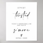 Rooster een Marshmallow en Party| S'more Station S Poster (Voorkant)