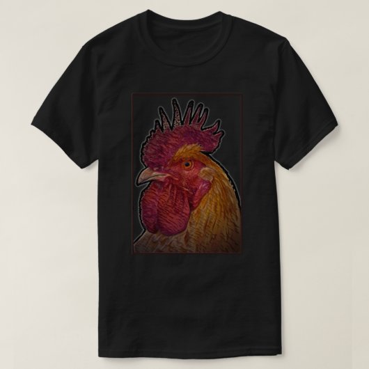 Rooster/El Gallo T-shirt (Design voorkant)