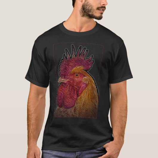 Rooster/El Gallo T-shirt (Voorkant)