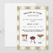 Rooster- en bevestigingsparen weduwingschotel Tan  Kaart (Voorkant / Achterkant)