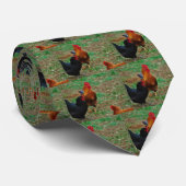 Rooster en Black Hen Stropdas (Opgerold)