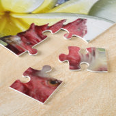 Rooster en Frangipanis Legpuzzel (Zijkant)