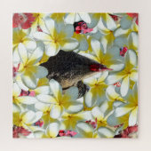 Rooster en Frangipanis Legpuzzel (Horizontaal)