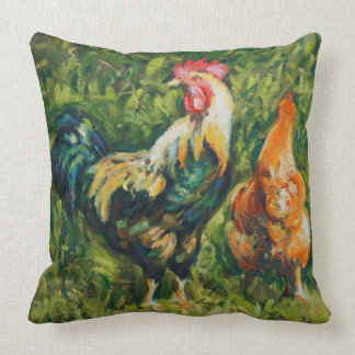 Rooster en Hen Kussen