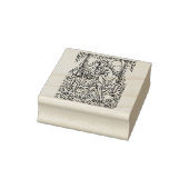 ROOSTER- EN HEN-LOVERS, PORCH-SCHAKELSTEMP RUBBERSTEMPEL (Stempel)