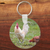 Rooster en hen sleutelhanger (Voorkant)