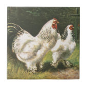 Rooster en Hen Tegeltje (Voorkant)