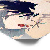 Rooster en Hen, Watanabe Seitei Poster (Hoek)