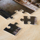 Rooster en hennen in Barn Legpuzzel (Zijkant)