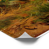 Rooster en Hens Carl Jutz Digital Elaboration Poster (Hoek)