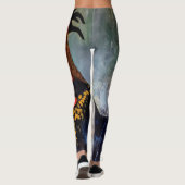 Rooster en kip leggings (Achterkant)