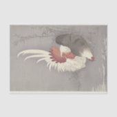 Rooster en kip van Ohara Koson Tissuepapier (Voorkant)