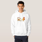 Rooster en kippen hoodie (Voorkant volledig)