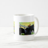 Rooster en merrie koffiemok (Voorkant rechts)