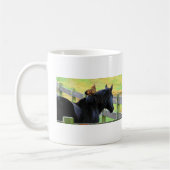 Rooster en merrie koffiemok (Links)