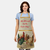  rooster en Pasen voor kippen Schort (Gedragen)