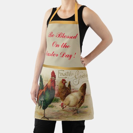  rooster en Pasen voor kippen Schort (Insitu)