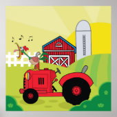 Rooster en trekker poster (Voorkant)