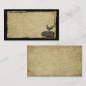 Rooster- en varkenskaarten visitekaartje (Voorkant / Achterkant)