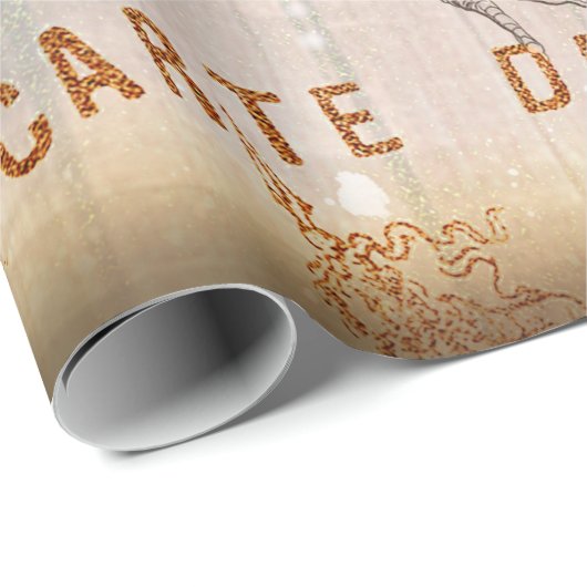  Rooster Ephemera ontkoppeling Cadeaupapier (Rol Hoek)