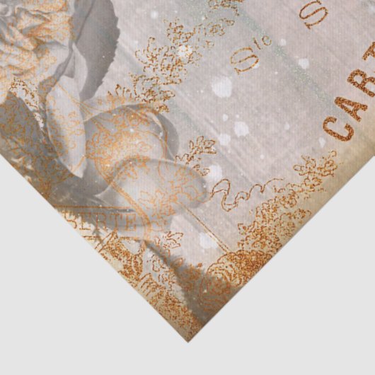 Rooster Ephemera ontkoppeling Tissuepapier (Detail)