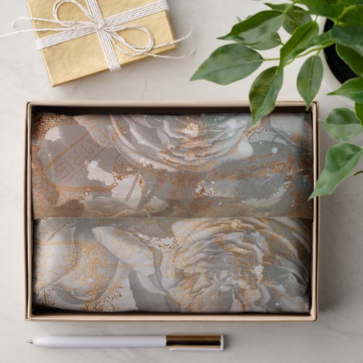 Rooster Ephemera ontkoppeling Tissuepapier (Geschenk)