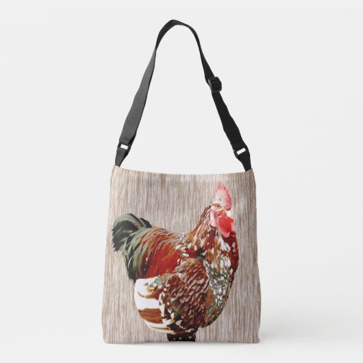 Rooster Extrovert Crossbody Tas (Achterkant)
