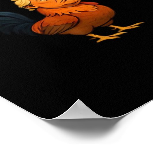 Rooster F-Caw-F Anti Classic Poster (Hoek)
