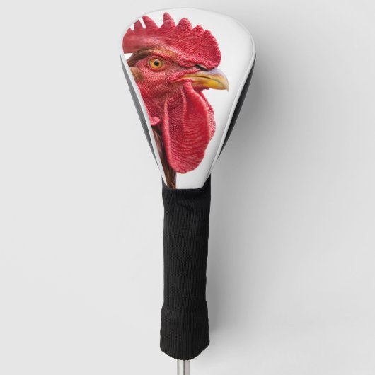 Rooster Face Golfheadcover (Voorkant)