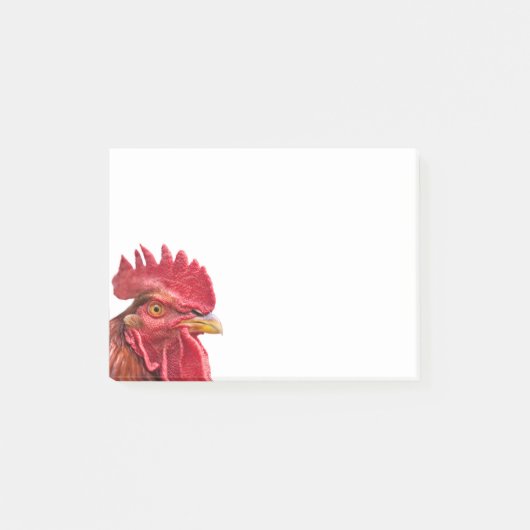 Rooster Face Post-it® Notes (Voorkant)