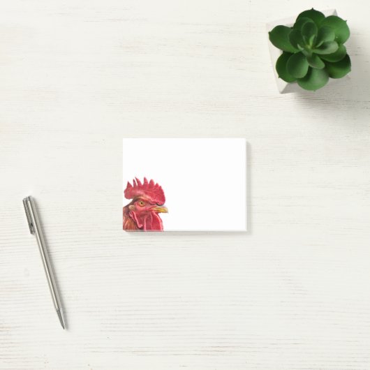 Rooster Face Post-it® Notes (Kantoor)