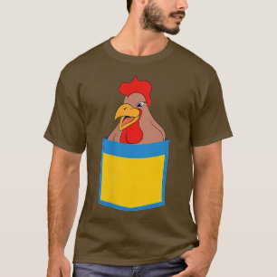 Rooster Farmer Dierenvriend Boerderij Bird Cute Po T-shirt
