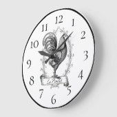 Rooster Farmhouse Home Decor Grote Klok (Hoek)