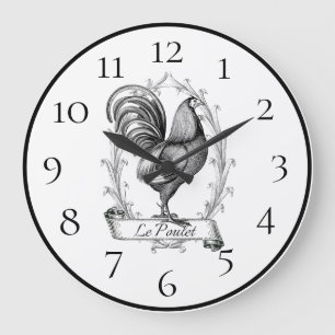 Rooster Farmhouse Home Decor Grote Klok