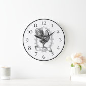 Rooster Farmhouse Home Decor Grote Klok (Huis)