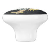 Rooster Farmhouse Kitchen Chalkboard Waterverf Keramische Knop (Zijkant)