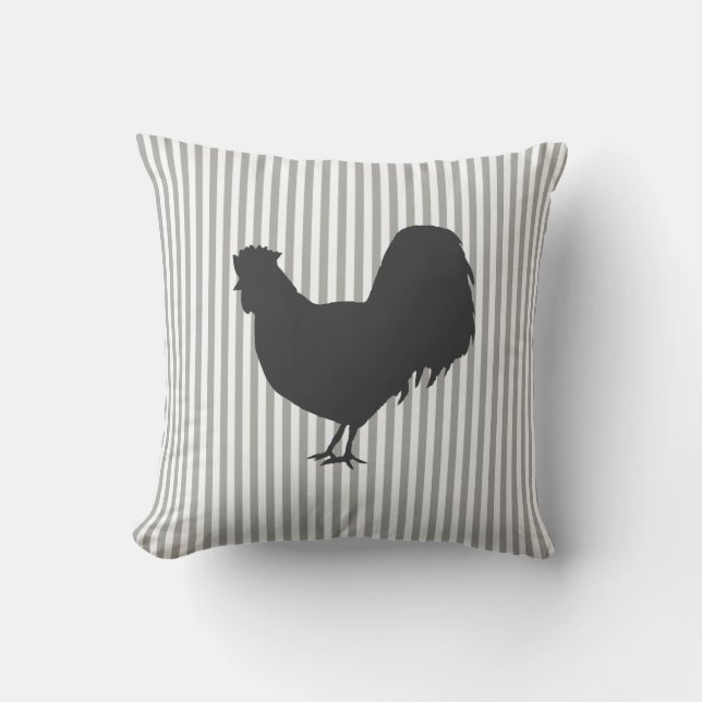 Rooster Farmhouse Style Pillow Kussen (Voorkant)