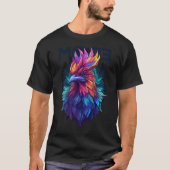 Rooster Fighter Basic Donker T-shirt (Voorkant)