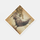 Rooster  foto servet (Hoek)