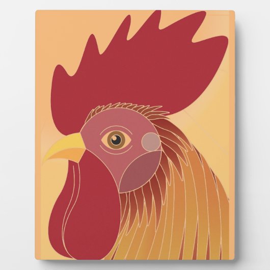 Rooster Fotoplaat (Voorkant)