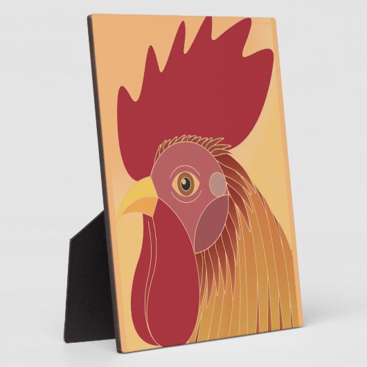 Rooster Fotoplaat (Zijkant)