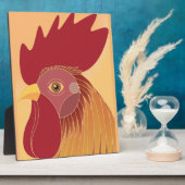 Rooster Fotoplaat (Zijkant)