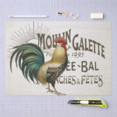 Rooster Franse boerderij kip land decoupage Tissuepapier (Craft)