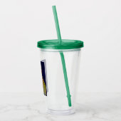Rooster: Freestyle Head Acryl Drinkbeker (Links)