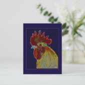 Rooster: Freestyle Head Briefkaart (Staand voorkant)