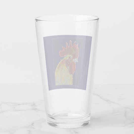 Rooster: Freestyle Head Glas (Achterkant)