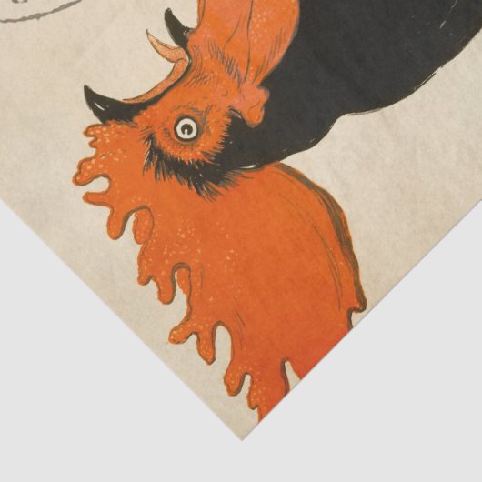 Rooster French Opera Poster Decoupage Tissuepapier (Detail)
